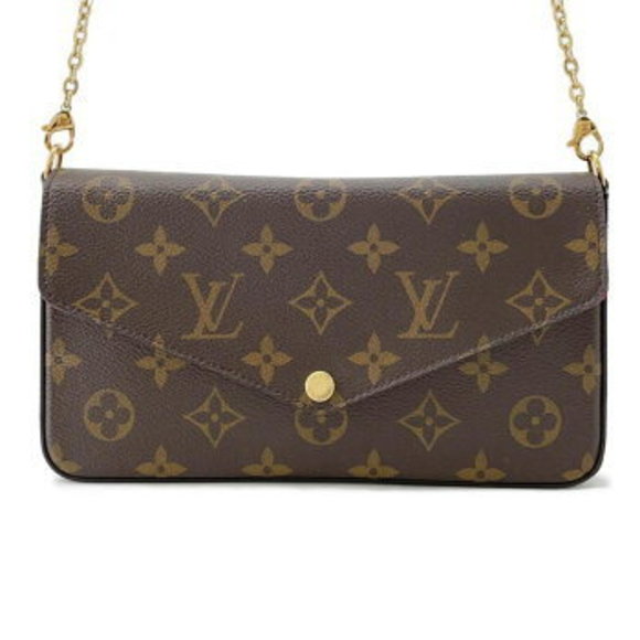 Louis Vuitton Monogram Chain Wallet Pochette Felicie - Picture 1 of 8